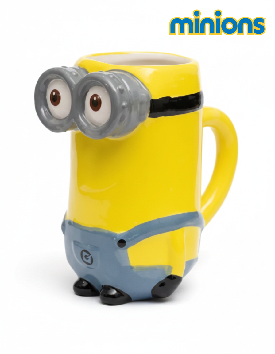 Minions 3D Figürlü Dev Seramik Kupa Mug - 500 ml.