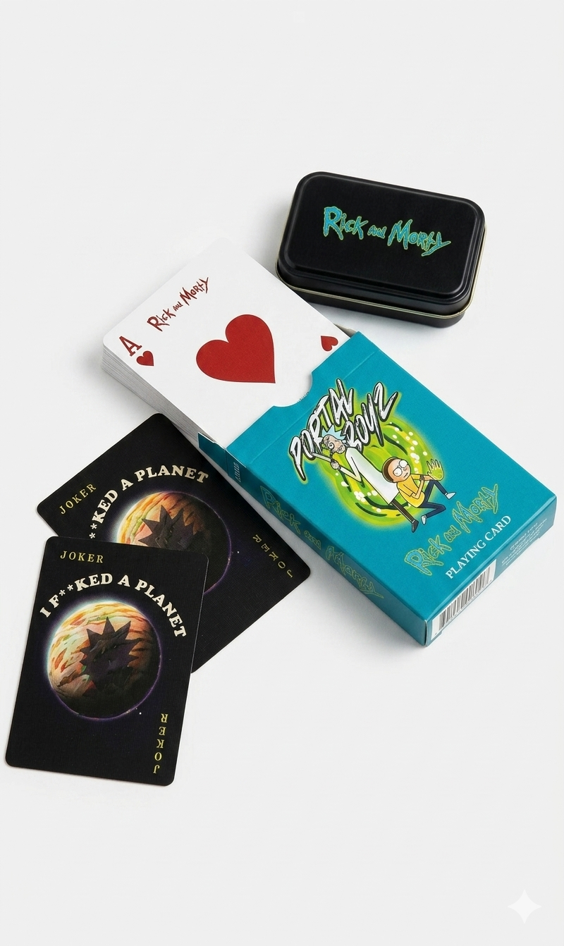 Rick & Morty Portal Boys Oyun Kartı