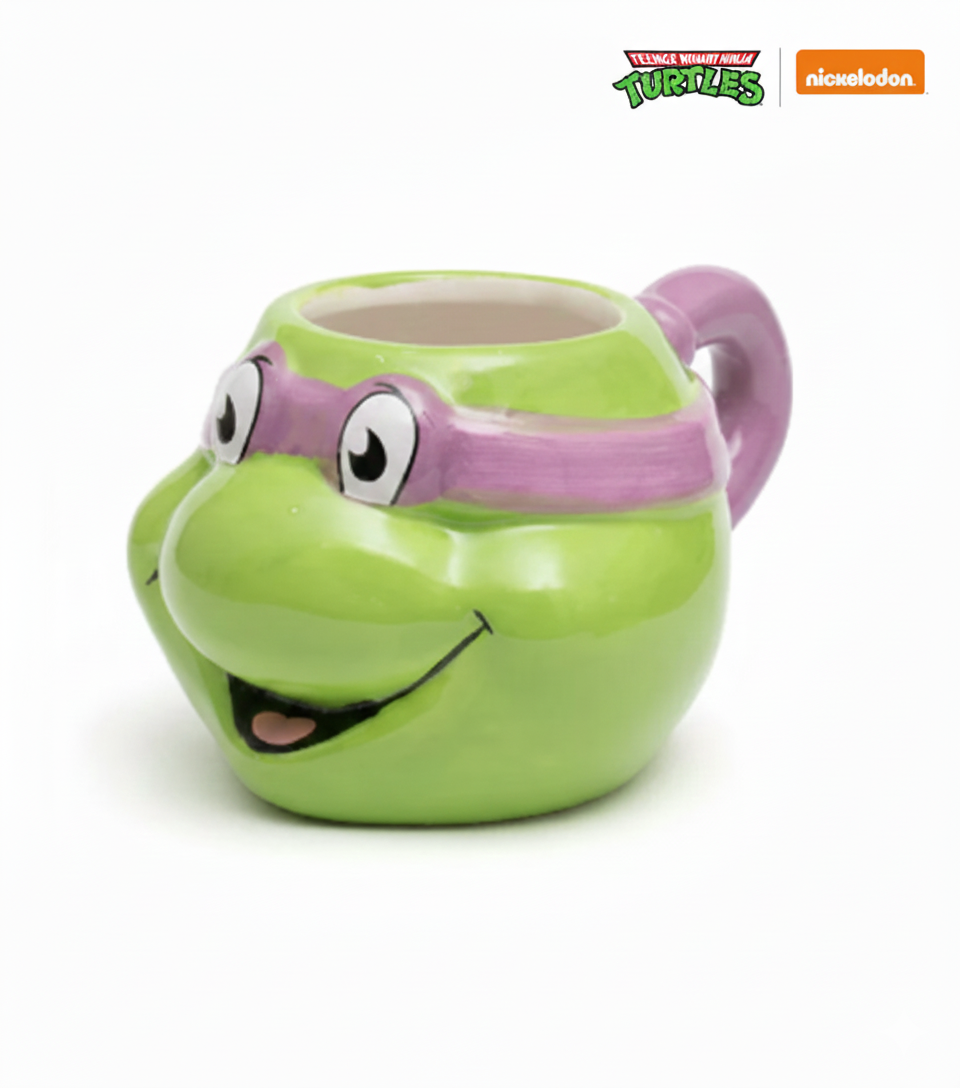 Ninja Turtles Donatello 3D Figürlü Seramik Kupa 500 ml - Özel Tasarım Dev Mug
