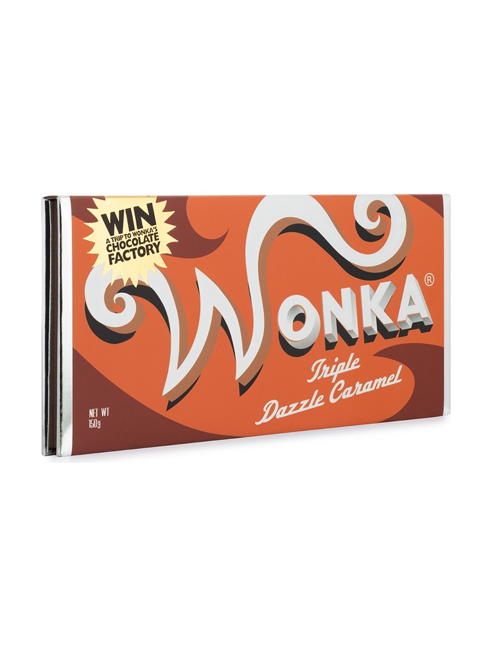Willy Wonka Çikolata Desenli Turuncu Defter