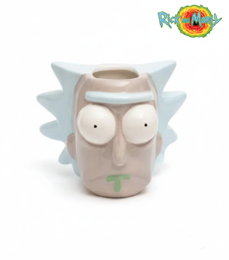 3D Rick and Morty Büst Mug - 500 ml.