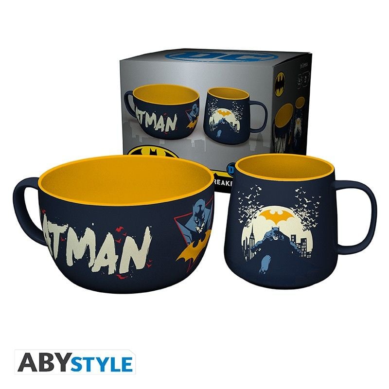 DC COMICS Batman Kupa Kase / Kahvaltı Seti - BS0036