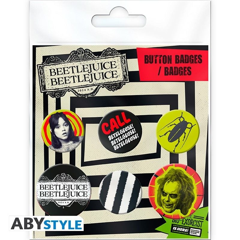 Bettlejuice Beterböcek Rozet - Pin  ABYACC550