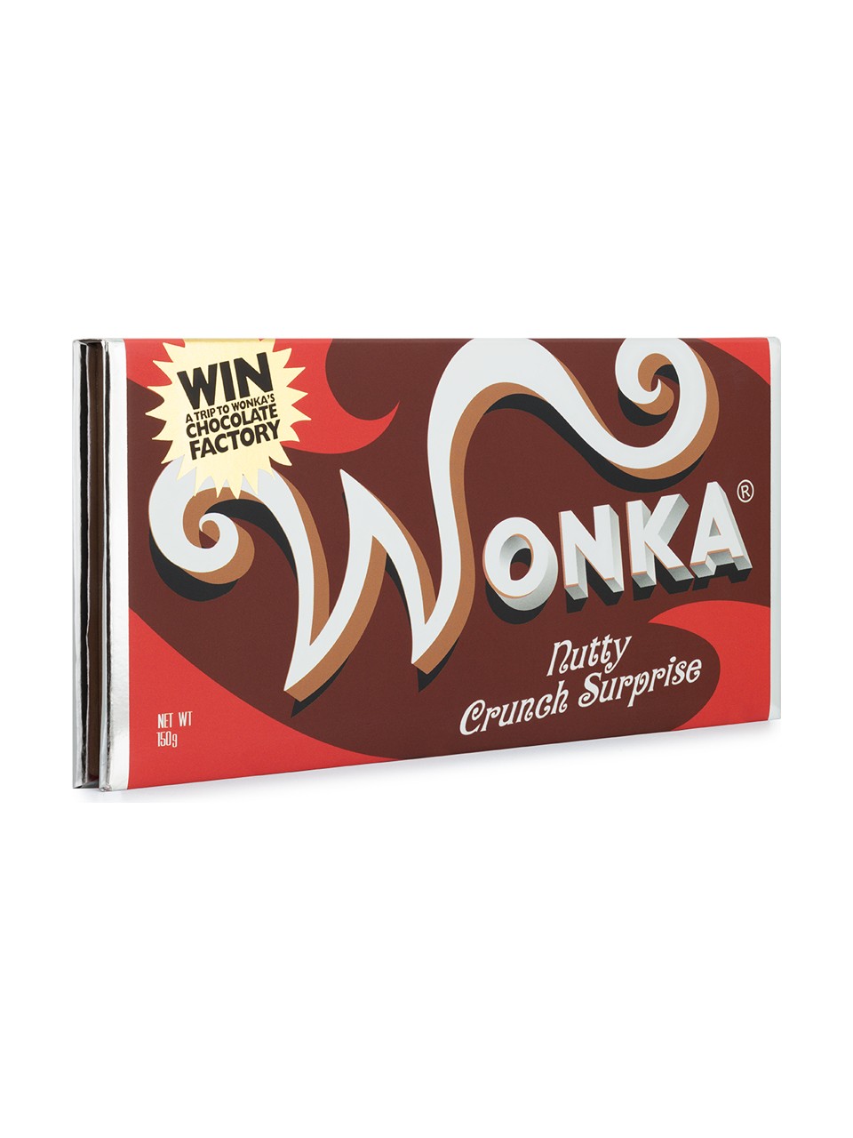 Willy Wonka Çikolata Desenli Kırmızı Defter